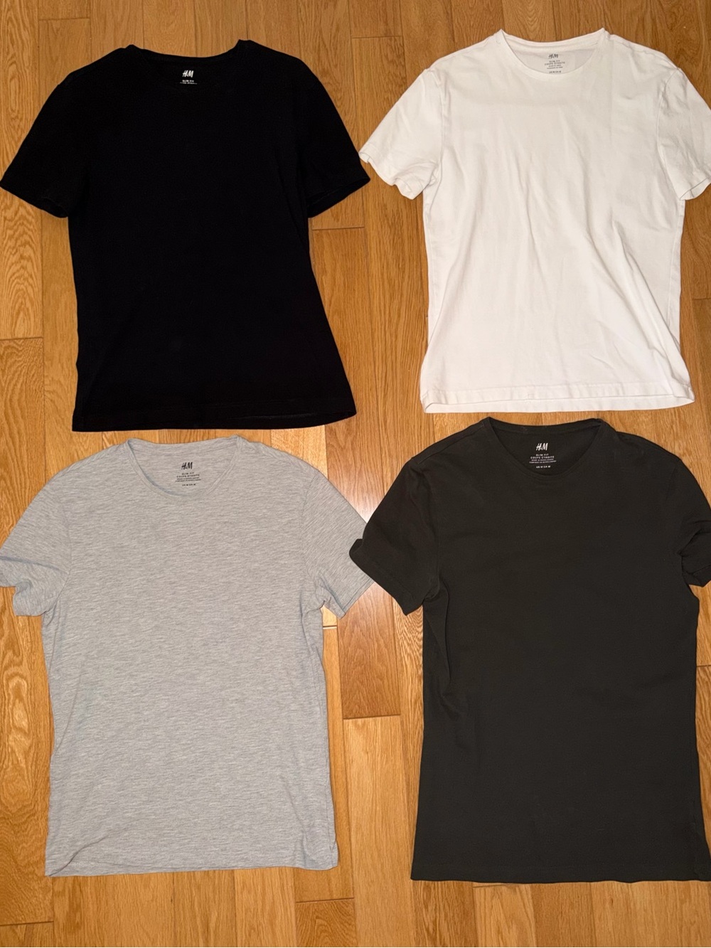 Bundle or 4 H&M Men’s Crew Neck T-Shirts